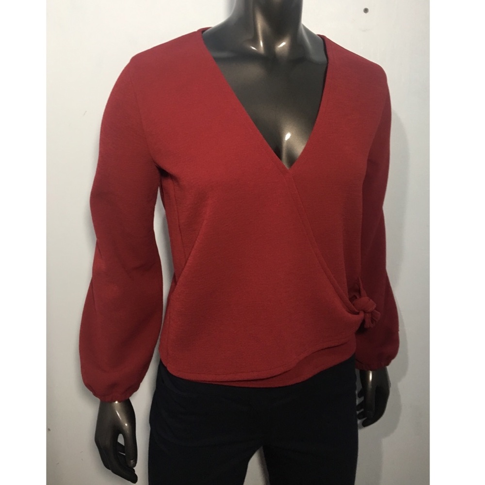 Texture & Thread Long Sleeve Blouse Size M